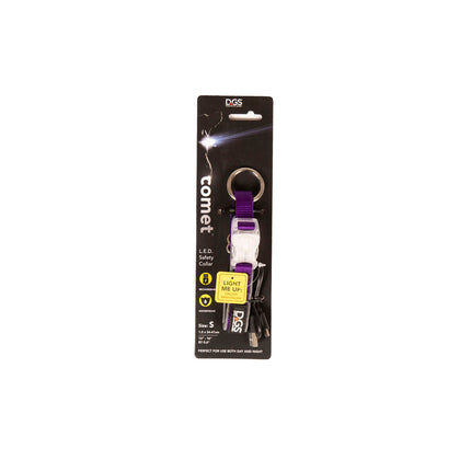 Dog collar Dog Gone Smart Purple 20 Light
