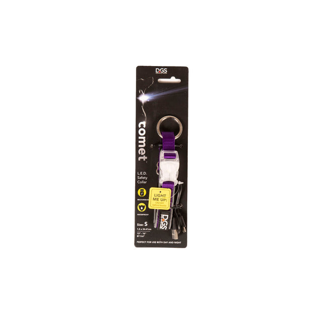 Dog collar Dog Gone Smart Purple 20 Light