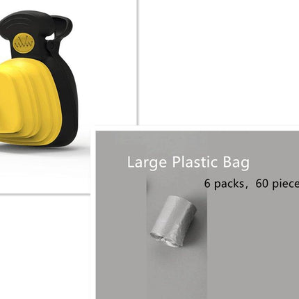 Convenient Travel Poop Bag Dispenser With Foldable Poop Spoon