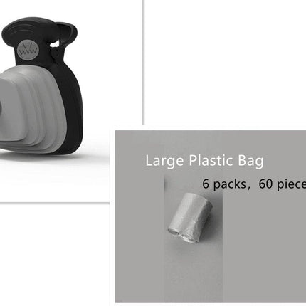 Convenient Travel Poop Bag Dispenser With Foldable Poop Spoon